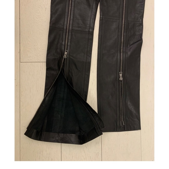 GUCCI TOM FORD F/W 2001 LEATHER ZIP PANTS - Picture 5 of 5
